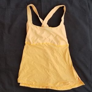 Lululemon Yellow Sports Top
